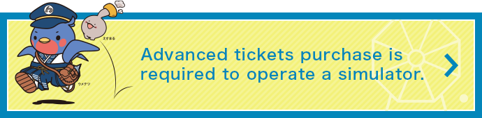 Advanced tickets purchase is required to operate a simulator.